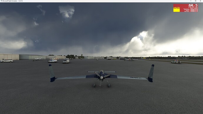 KBCT_parked_looking_north