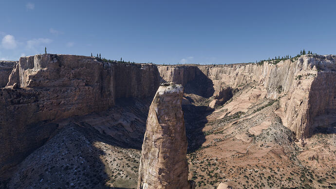 Chinle Mun (E91) & return 8 (Spider Rock)