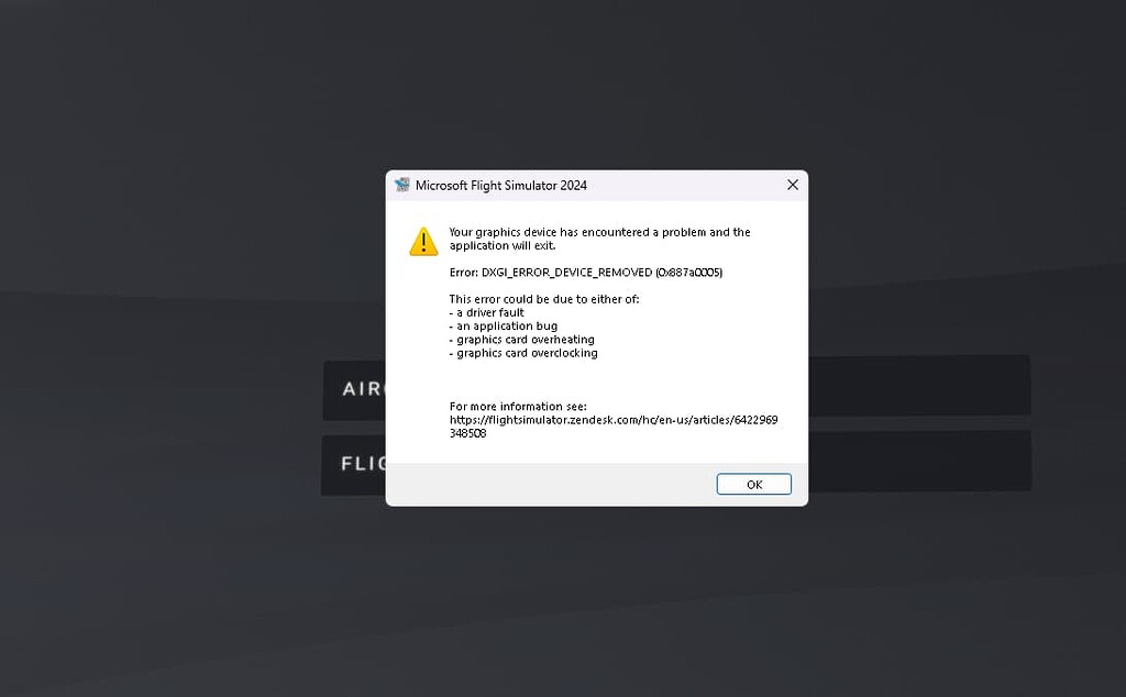 My game says my graphics card is broken when I didn't do anything ...