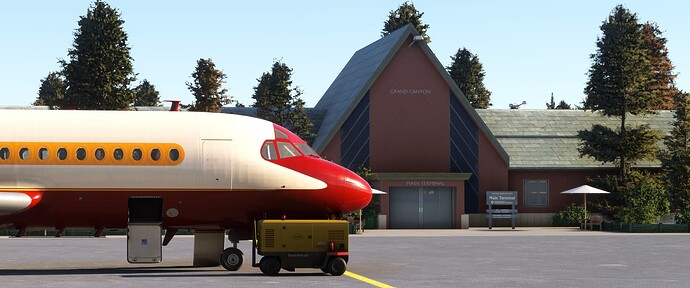 N949FK Ready to Go at Grand Canyon