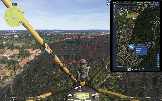 Conflicting terrain heights