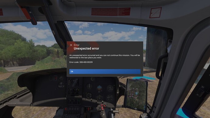 Unexpected Error_Free Flight 2
