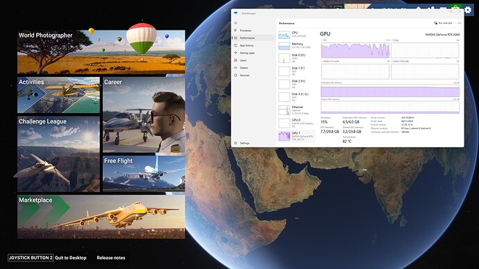3.2GB shared GPU mem pre-reboot main menu