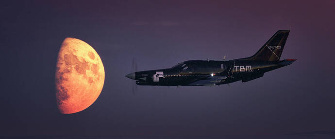 TBM9 Half Moon Over Iceland Anamorphic