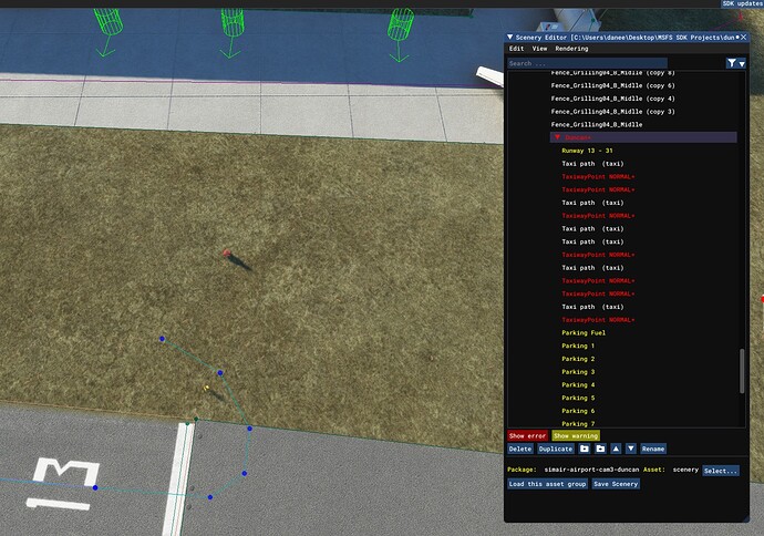 Taxiway Point Not Linked To The Main Graph