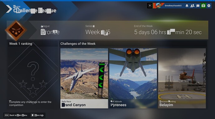 HDR Disabled - text corruption Challenge Screen