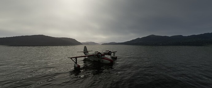 Moored off the coast of Knavik, Norway, after leg one (from Horten)