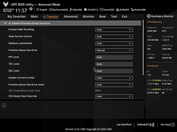Advanced Mode Menu 3