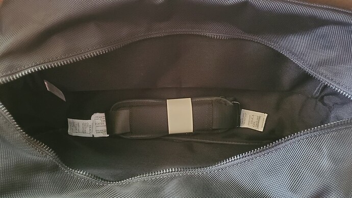 Flight bag main pocket