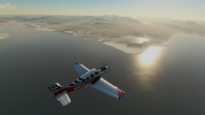 Repro - Scenery tiles not loading northern Canadian - Greenland 2