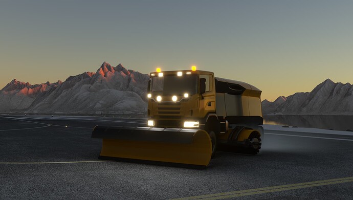ENSH runway sweeper