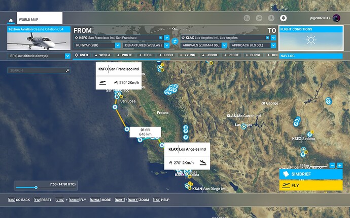 KSFO-KLAX