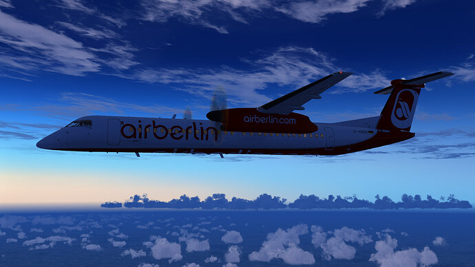 The beautiful Dash-8 Q400