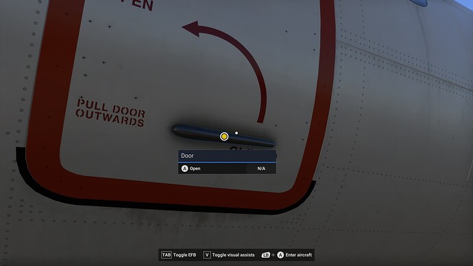 Saab 340 - Doors do not open (Exterior)