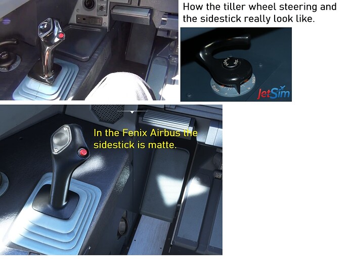Sidestick and Steering Wheel 1