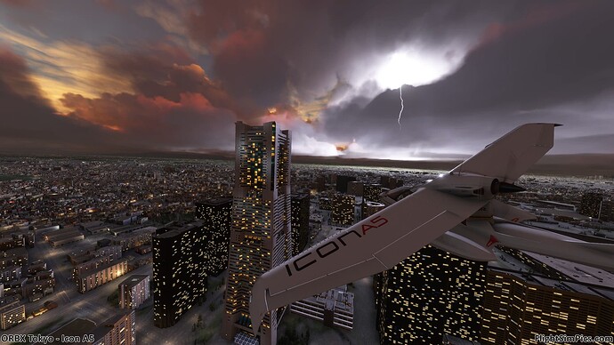 b 20240223 as Tokyo ORBX Icon A5 61 Buildings lightning best detail