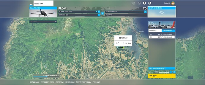 RJSD when selected in departure.