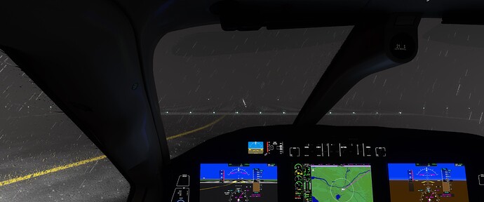 departure on a dark and stormy night