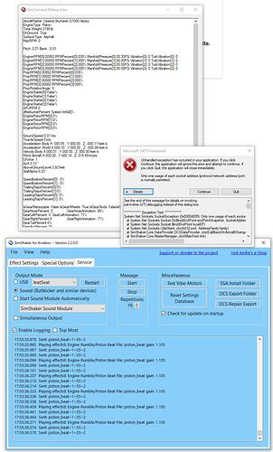 MSFS DotNet SimShaker