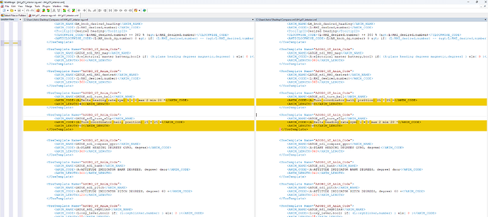 turn bank xml differences