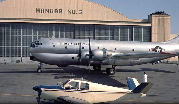 C-97D 48-415 and Bonanza