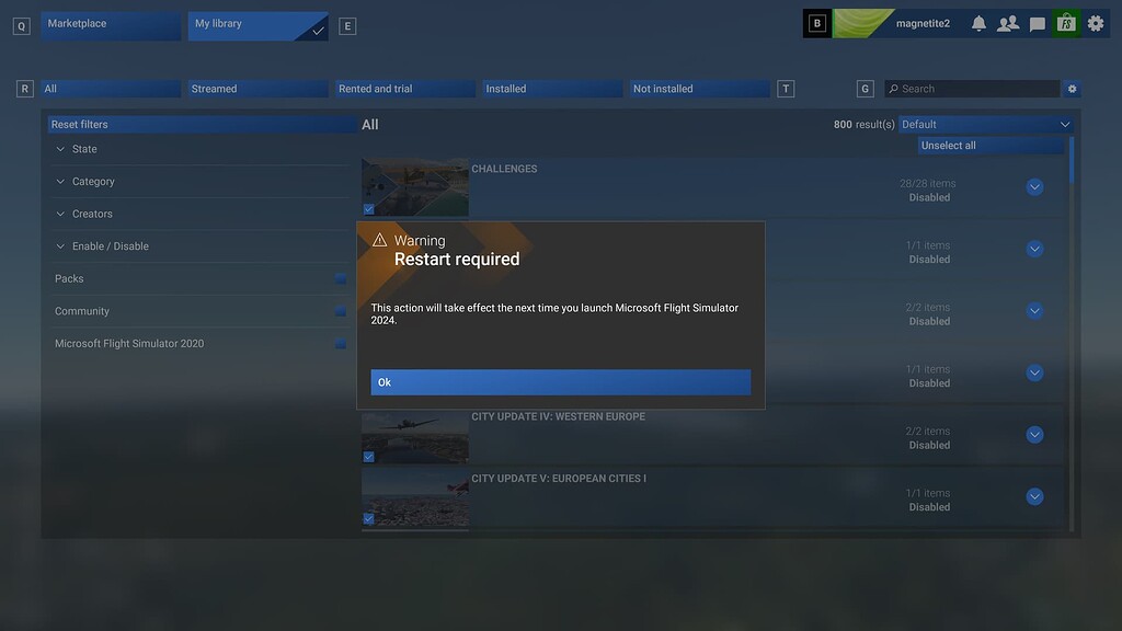Confirming to enable/disable for every package? - User Interface ...