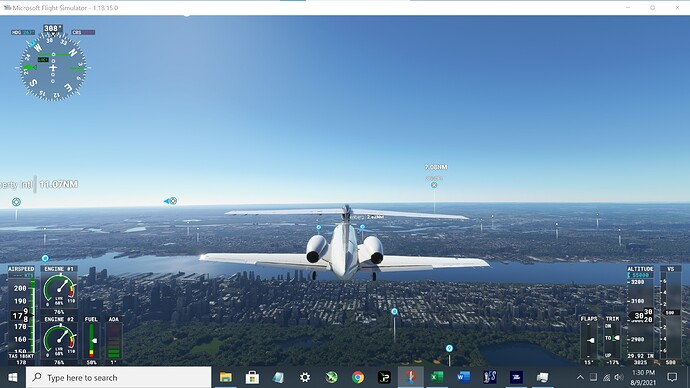 new KJFK - 4K - Ultra - OBJ & Terrain LODs = 1 - GTX 1660 TI, i9-9900K, 64 GB