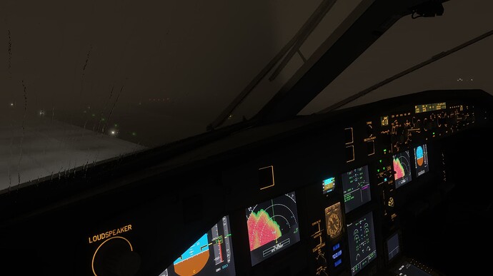 Stormy night take-off 2