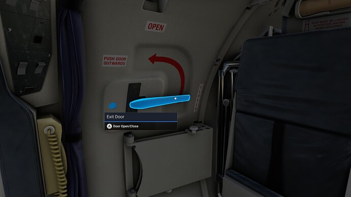 Saab 340 - Doors do not open (Interior)
