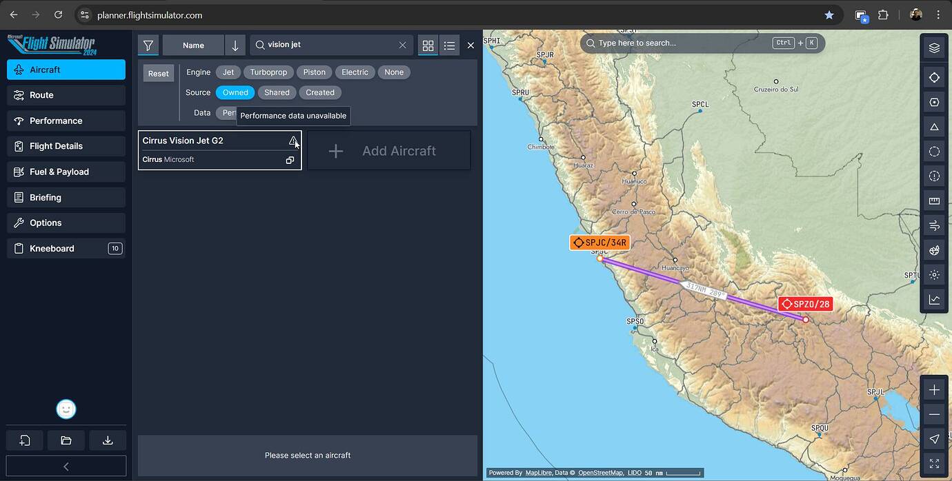 Missing performance data - Miscellaneous - Microsoft Flight Simulator ...