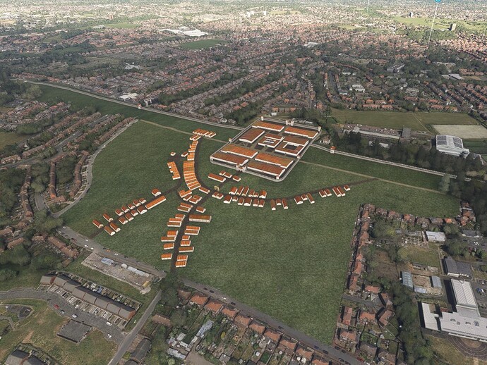 Benwell Roman Fort w Vicus