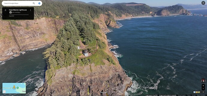 Cape Meares - Short Beach - Google maps