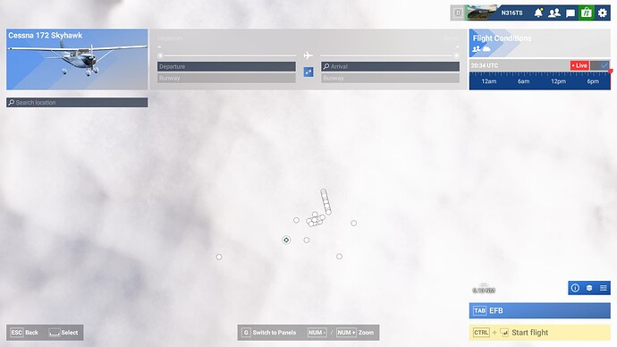 Clouds obscuring World Map