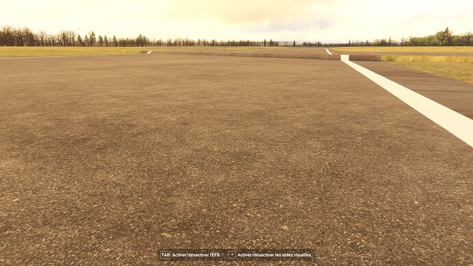 EGIV crack in runway