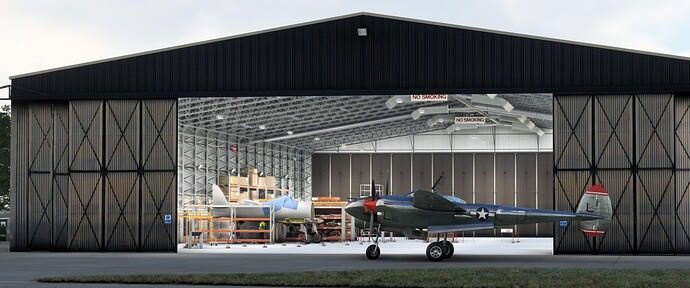 Postflight at Hangar 2