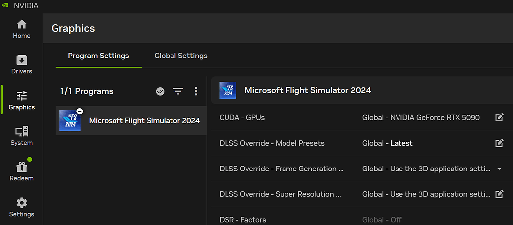 An attempt at an Overview of MSFS 2024 Graphics Settings Defaults and ...