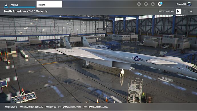 XB70 in the Hangar