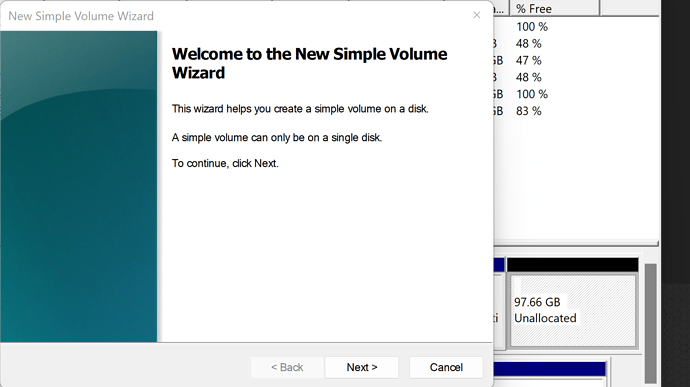 B- New Simple Volume