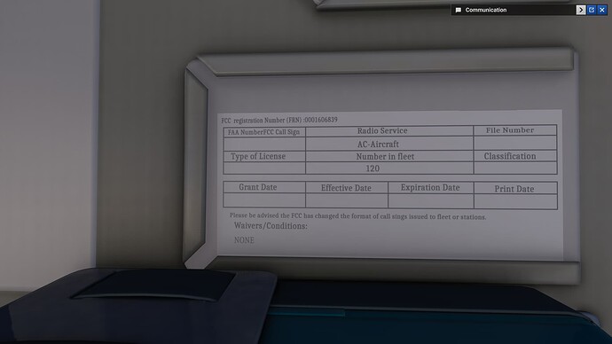 Boeing 747 - Signage 2