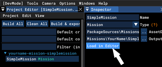 How to open the script editor