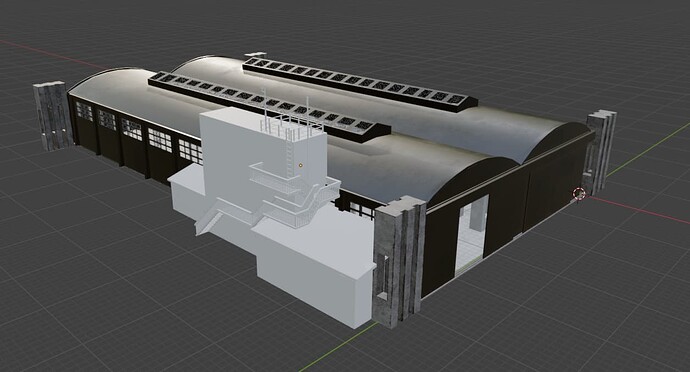 Hangar with Watch Tower