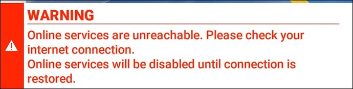 Online service are unreachable