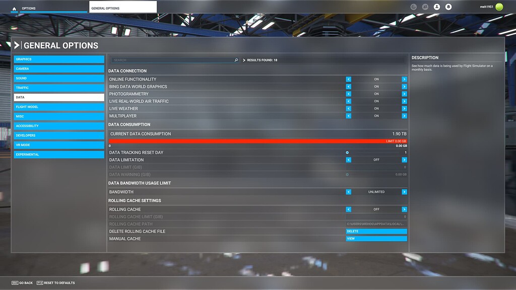 How to clear current data consumption - User Interface & Activities ...