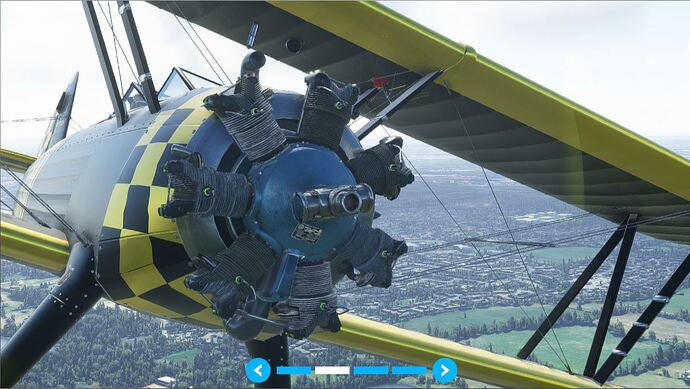 stearman without a prop