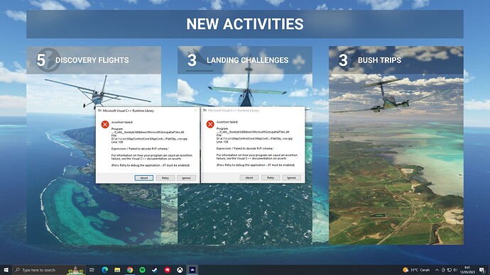 FS 2020 Assertion Failed