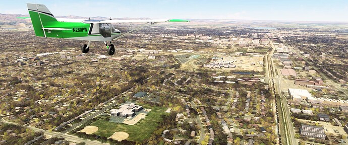 FoCo Approaching Old Town from the South