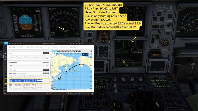 20260215-a330-sim-rate-fuel-burn-waypoint