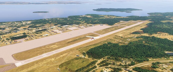 N280VF Over Former Plattsburgh AFB