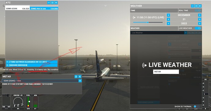 weather issues again