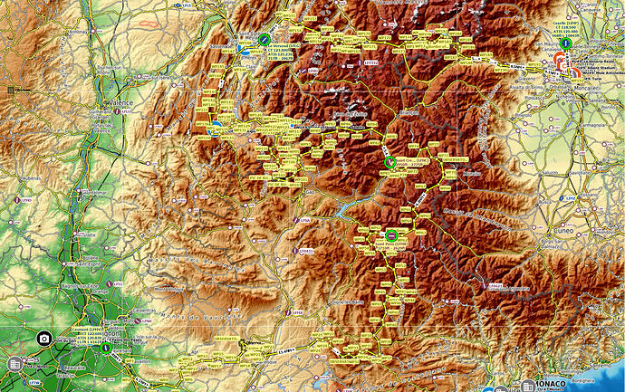 VFR Caumont (LFMV) to Caselle (LIMF)